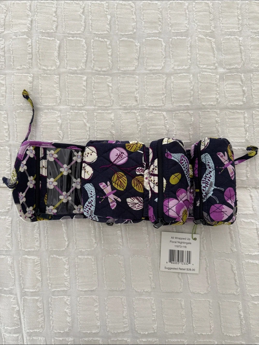 Vera Bradley Quilted Floral Travel Jewelry Pouch - All Wrapped Up